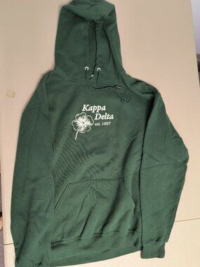Kappa Delta "Shamrock Week" Green Hoodie Size M